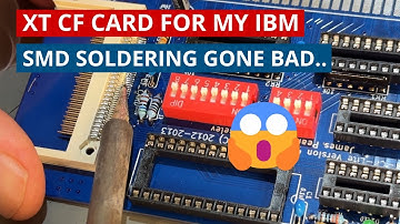 Building and testing a XT CF Card for the my IBM PS/2 - Difficult soldering!