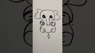 Very easy drawing 🐘 step It is aclear-cut,easilyunderstood method to help you#youtubeshorts