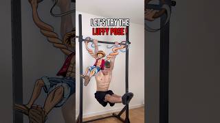 Luffy Pose In Real Life… 🫣 #Flexibility #Yoga #Gym #Mobility #Amazing #Workout #Onepiece #Anime