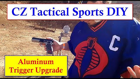 CZ Tactical Sports DIY - Episode #4 - Aluminum Trigger Upgrade Installation