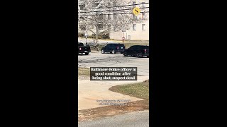 Baltimore Police officer in good condition after being shot; suspect dead