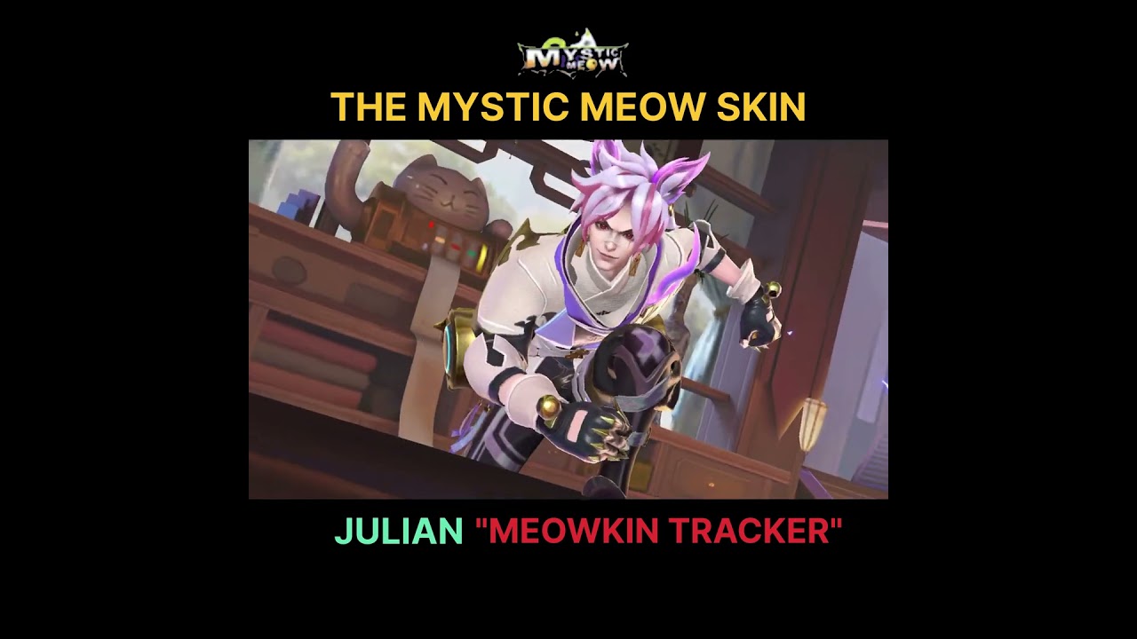 JULIAN MEOWKIN TRACKER — Entrance Animation & Skin Showcase | MLBB Collector Skin 2025 