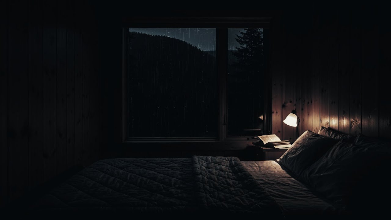Heavy Rain and Wind Storm Sounds 🌙 | Night Rain for Sleep