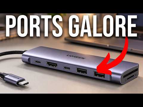Video thumbnail: "The BEST Budget USB-C Hub | UGREEN Revodok 7 in 1 Hub Review" — hands-on review by ZapFeed on YouTube