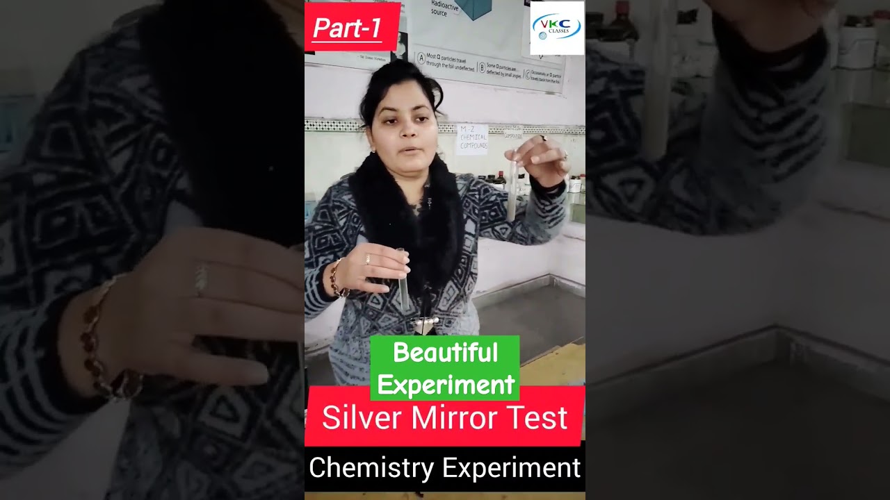 Silver mirror test part 1| tollens reagents test| tollens test for aldehyde and ketone| 