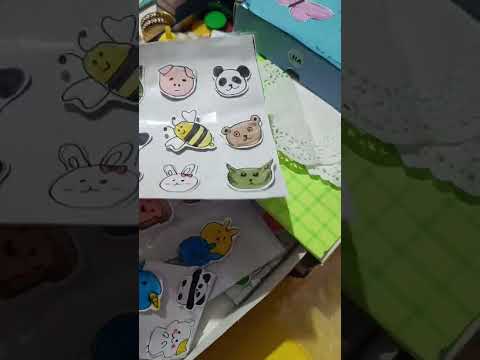 ASMR packing orders with me 🌈 (real order) #shorts #asmr