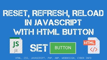 HTML: Reset Refresh Reload with javascript