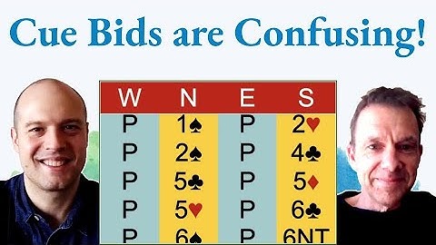 Cue Bids are Confusing! - with Graeme Tuffnell