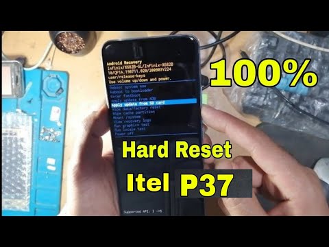 Hard Reset Itel p37 طرقة فورمات الهاتف إتيل