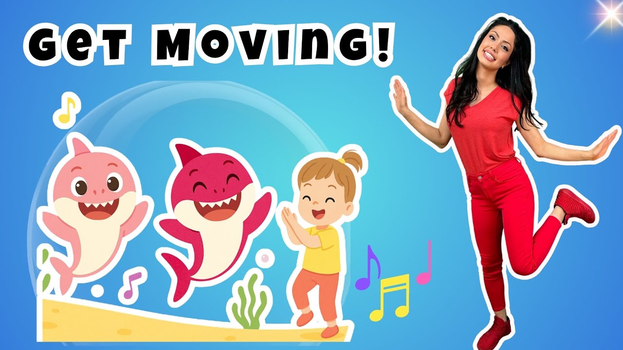 Baby Shark Action Song: Clap, Jump & Stomp for Kids