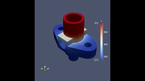 OpenFOAM laplacianFoam flange