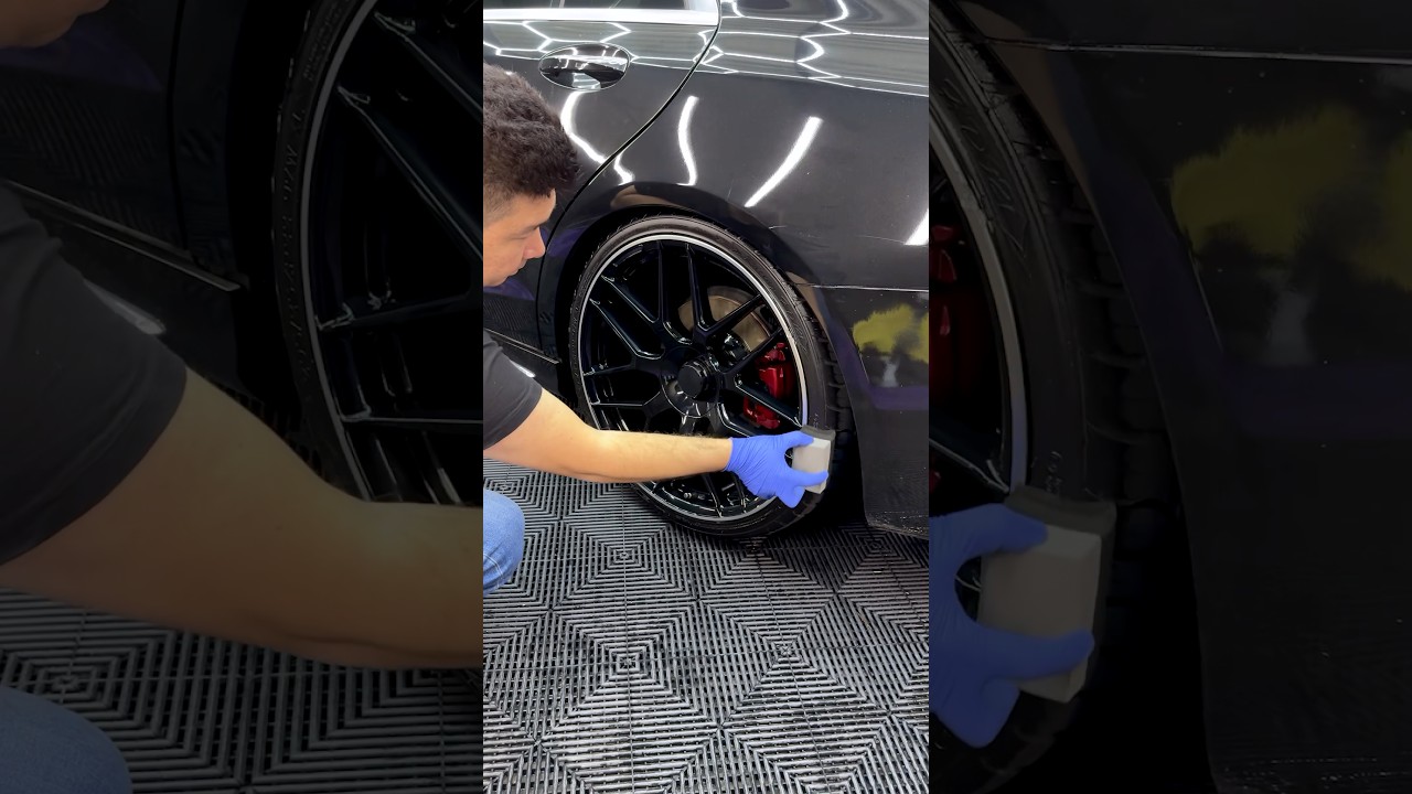 色あせたタイヤが…このツヤに!? - YouTube