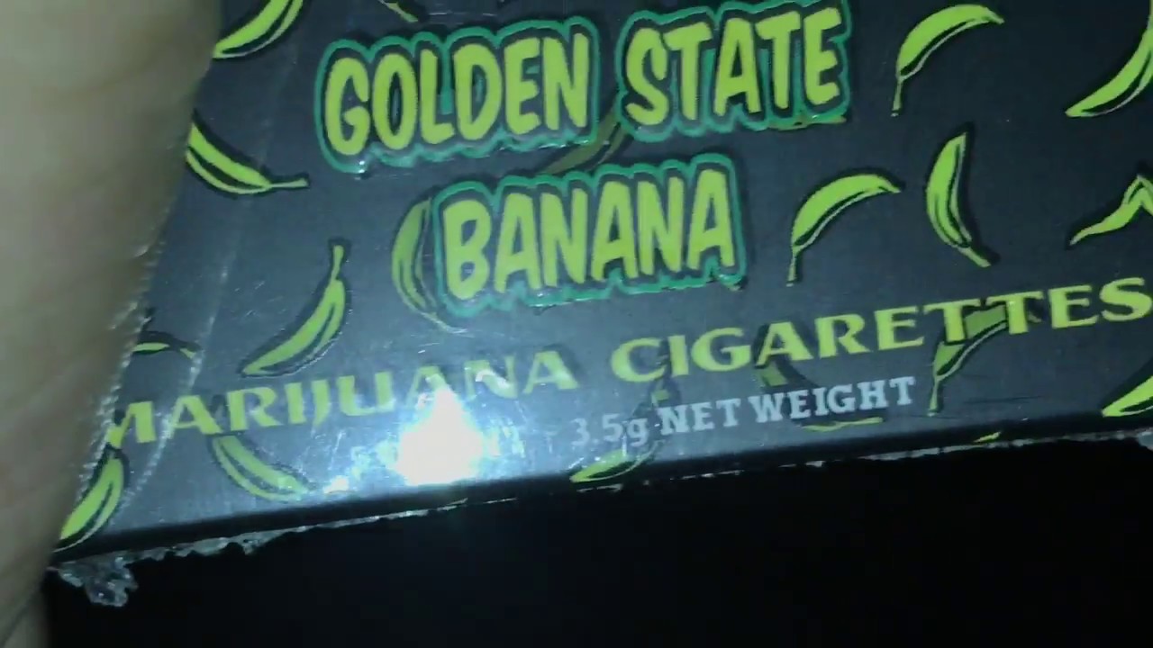 CALIFORNIA FINEST GOLDEN STATE BANANA MARIJUANA CIGARETTES