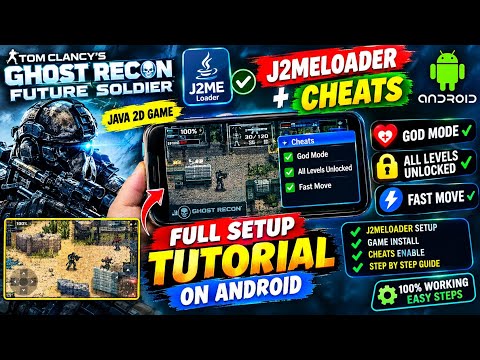 Tom Clancy’s Ghost Recon Future Soldier Java 2D on Android | J2ME Loader + Cheats Full Setup
