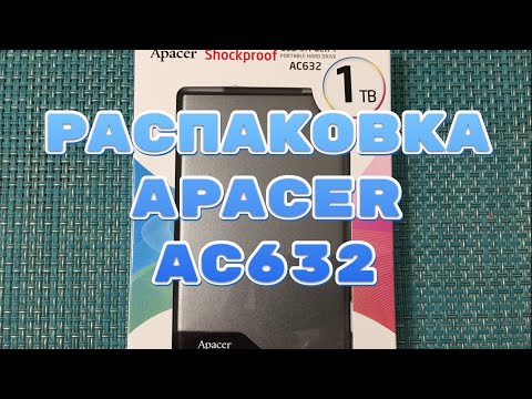 Жесткий диск Apacer AC632 2TB 5400rpm 8MB AP2TBAC632A-1 2.5" USB 3.1 External Silver