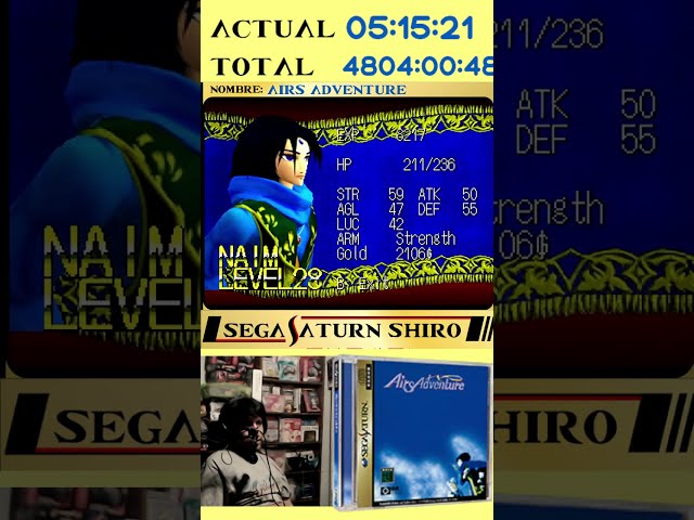 Vertical) SSS 423 Airs Adventure (ENG) | Parte 2 | Sega Saturn