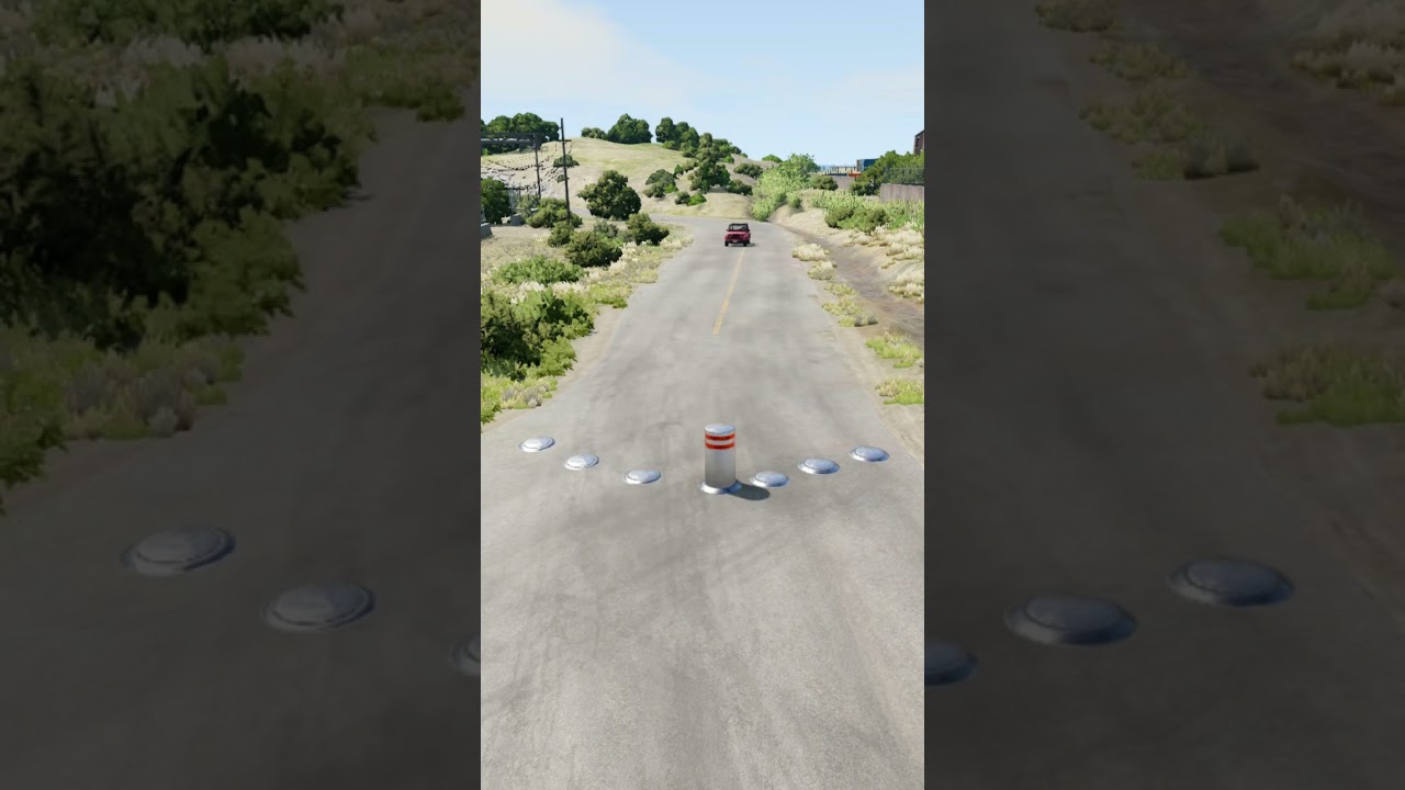 Car Bollard Crashs – BeamNG.drive