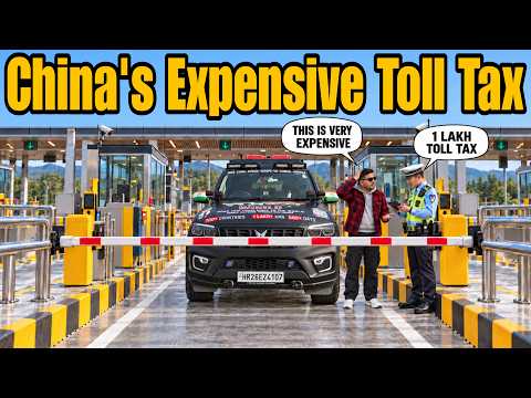 China's Expensive Toll Tax For Indian Scorpio-N 😱🇨🇳 |World Road Trip| #EP-25