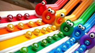 Marble Run Race 1000 Marbles Rain Gutter VS Mega Whirlpool ASMR Amakandu