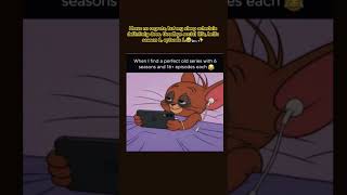 Sleep is for the Weak 🫡#BingeWatching #SeriesAddict #NoSleep #TomAndJerryMemes #ClassicTV #Relatable