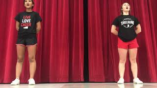 2018-2019 Tryout Cheer
