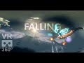 Falling 360º VR 4K. Dance music