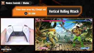 Electric Thunder with a single button! Street Fighter 6 Modern Control Type Demonstration 【Blanka】