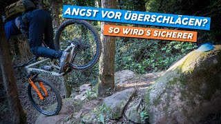 Angst vorm Überschlag? | So werden Steilabfahrten sicherer! | MTB Fahrtechnik Tutorial & Tipps