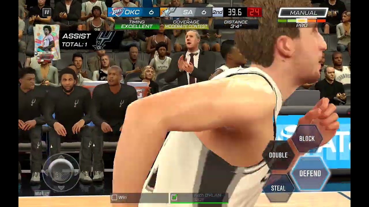 MISSed layups AND TURNOVERS!  Spurs vs Thunder nba2k rewind