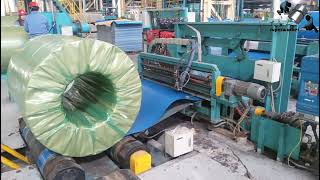 Packway(Superworker) steel sheet auxiliary wrapping machine, use ground roller to rise steel sheet