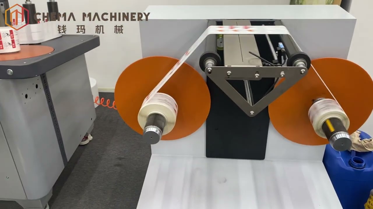 Chema Machine CMFJ-E Auto Label Paper Fully Rewinder Machine With Meter Counting&Number Counting