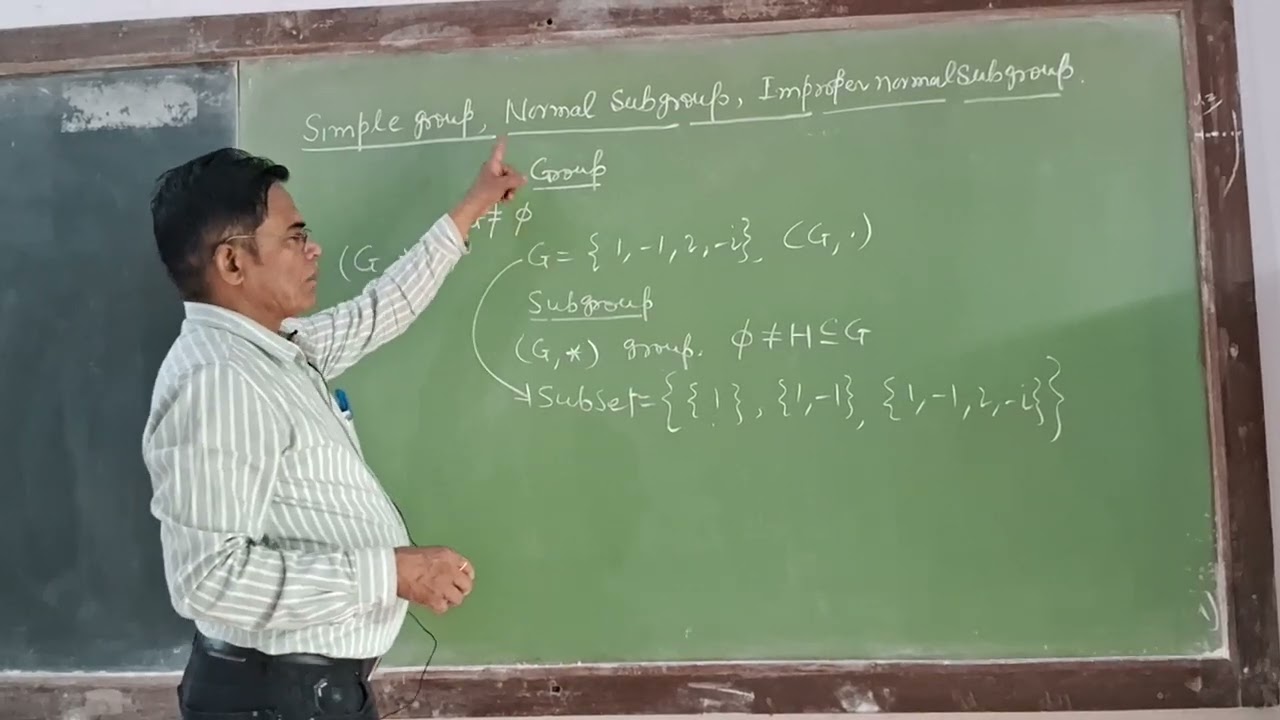 Simple group, Normal Subgroup, proper and improper normal Subgroup 