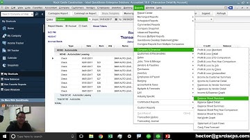 QuickBooks Desktop Accountant: Batch Reclassify Transactions
