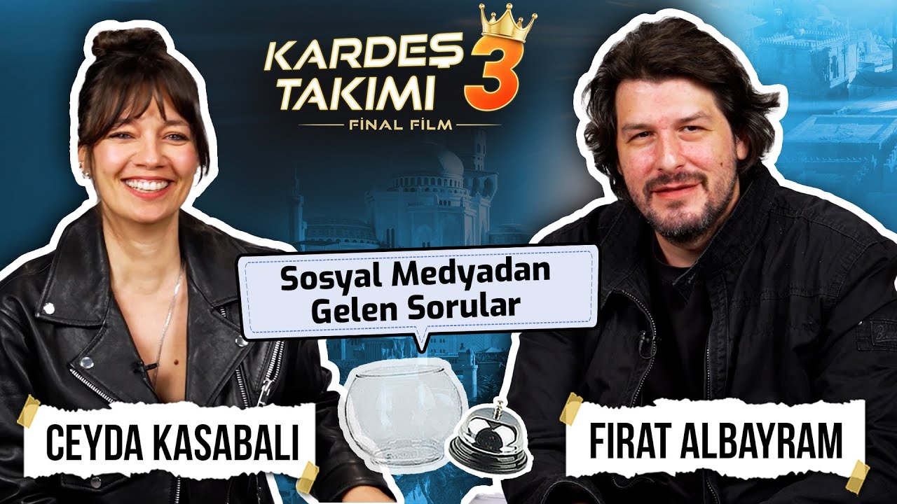 Ceyda Kasabalı ve Fırat Albayram Sosyal Medyadan Gelen Soruları Yanıtlıyor! Kardeş Takımı 3