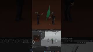 2D animation rereference and create 3d animation in blender #3danimation #3dartist #anime