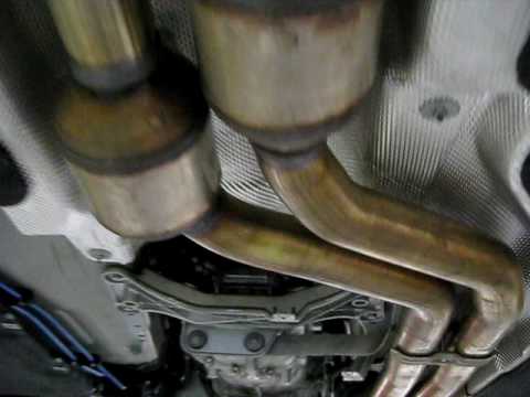BMW 135i Stock Exhaust system - YouTube
