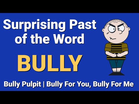 Surprisingly Pleasant Past of the Word BULLY | Bully For You, Bully For Me | Bully Pulpit