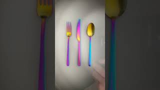Shot some shiny/colorful flatware #short #photography #productphotography