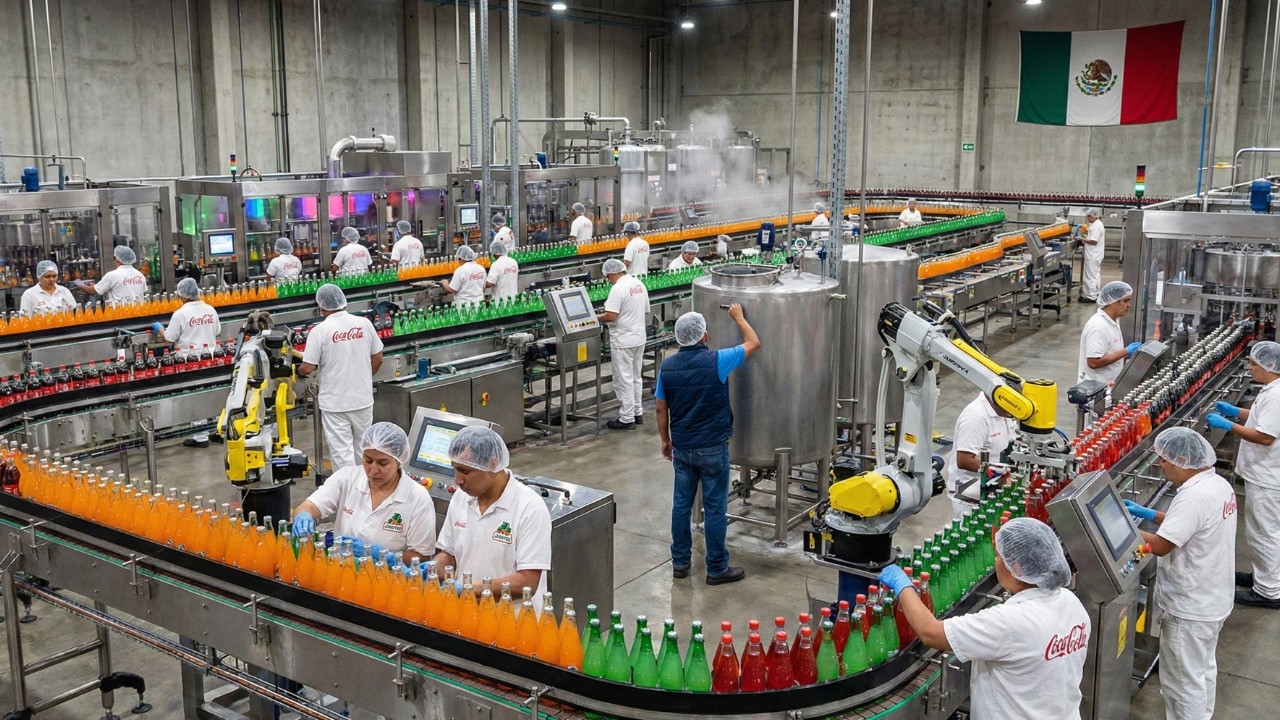 Dentro de la Fábrica de Refrescos Más Grande de México – Millones de Botellas al Día
