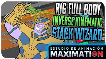 TOON BOOM HARMONY FULL BODY RIGGING IK SYSTEM & GRID WIZARD