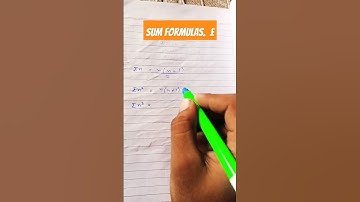 Summation formulas.           #maths #summation #viral