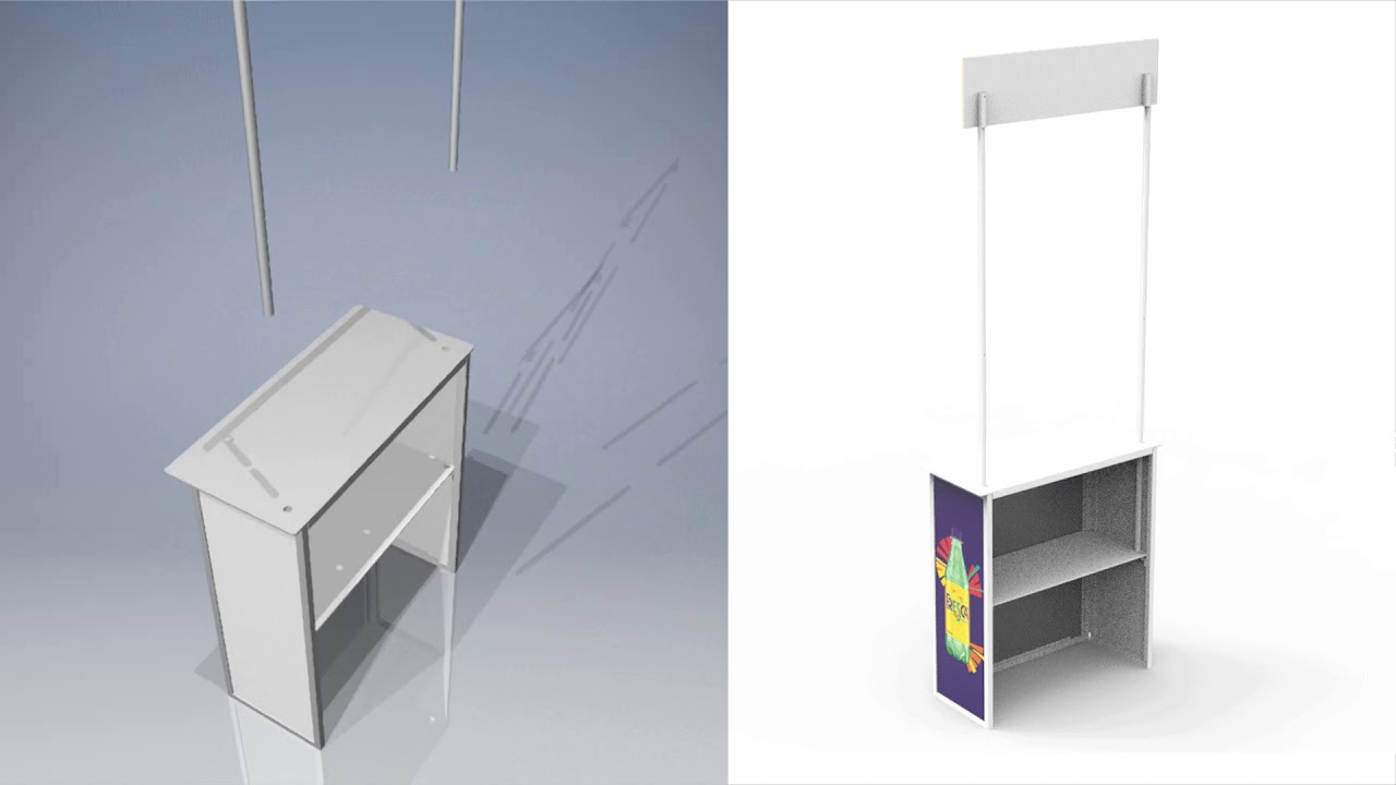 Stand portátil Video promocional