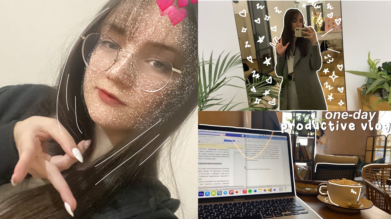 PRODUCTIVE VLOG 📓 uni, coffee house, study, surprise for friend, etc