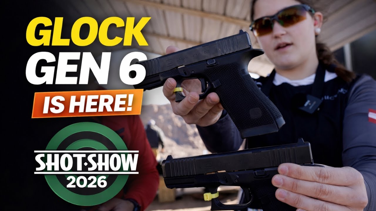 GLOCK GEN 6 IS HERE | New Grip, Flat Trigger & Ported Slide Tested at SHOT Show 2026