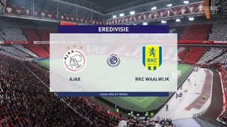 FIFA 22 PS4 / Ajax Amsterdam vs RKC Waalwijk / Eredivisie / Matchday 25 / 06.03.2022 / FULL GAMEPLAY