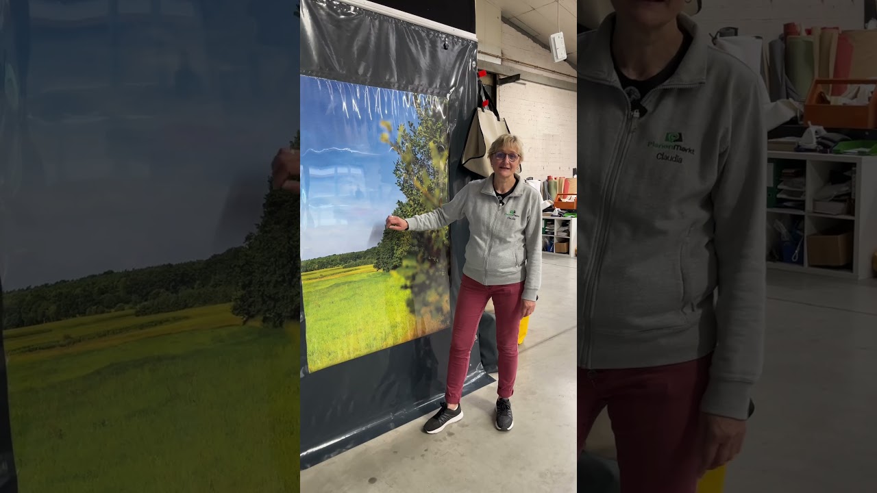 Ein praktischer Wetterschutz für die Terrasse - seitlich & transparent! 🌤️| PlanenMarkt Freren