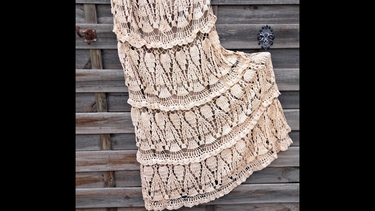 HÄKELANLEITUNG für Sommerrock, in jeder Große.