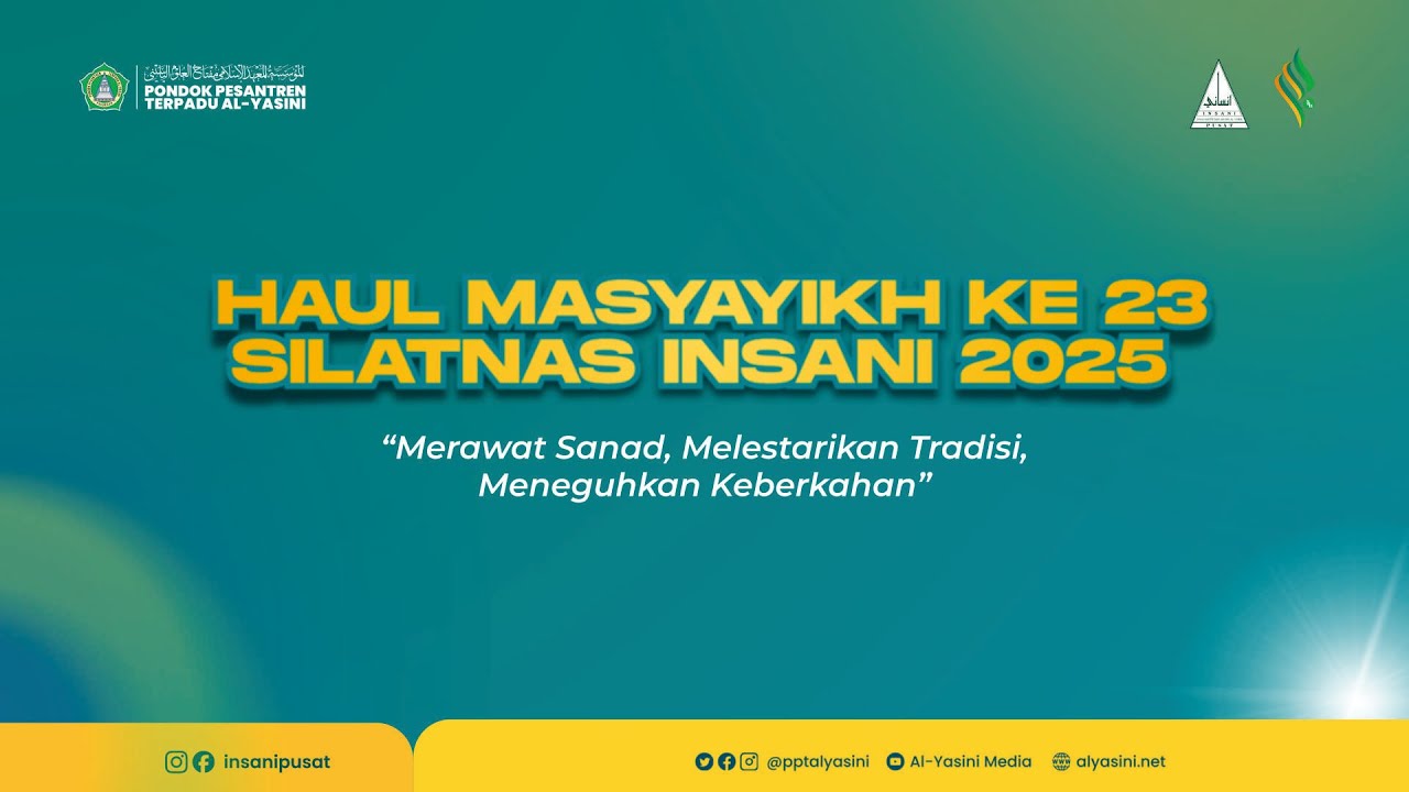 🔴 LIVE | HAUL MASYAYIKH KE 23 & SILATNAS ALUMNI 2025