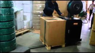 Semi Automatic Pallet Strapping Machine - ND-EOLP-ST series