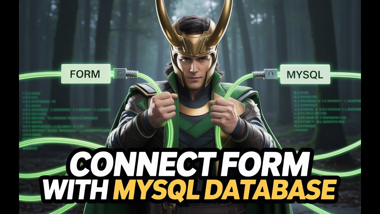 Connect PHP Form to MySQL Database in XAMPP | Beginner to Pro with ...